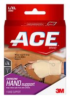 ACE Energizing Hand Support, Provides support to stiff, weak or injured wrist, Large/Xlarge