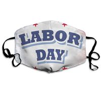 Face Mask Labor Day America Flag Marvellous Cycling Half Face Earloop Dust Mask for Woman