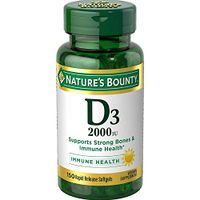 Nature's Bounty D3-2000 IU Super Strength - 150 Softgels, Pack of 6