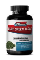 Lower Blood Pressure Foods - Blue Green Algae - Natural NUTRIENTS - from Klamath Lake - Blue Green Algae healthforce - 1 Bottle (60 Capsules)