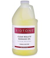 Biotone Clear Results Massage Oil 1/2 Gallon - 64 Ounces