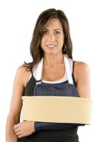 AT Surgical Cradle Sling with Comfort Foam Swathe Immobilizer for Dislocated Shoulder, Humerus Fracture and Broken Arm