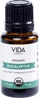 Eucalyptus USDA Certified Organic Essential Oil, 15 ml (0.5 fl oz), 100% Pure, Undiluted, Best Therapeutic Grade (Aromatherapy, Relaxation, DIY, Headache, Allergies)