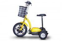 E-Wheels, EW-18 Stand n Ride Scooter 3-Wheel - Yellow