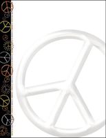 Barker Creek Peace Sign Computer Paper (LL-729P)