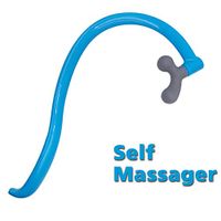 CARELAX Self Massage Tool - Original Trigger Point Therapy for Back and Neck, Lower Back Massager, Myofascial Release Tool & Deep Tissue Muscle Massage Stick, Shoulder,Leg,Feet - Blue