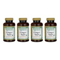 Swanson Ginger Root (Standardized) 250 mg 120 Caps 4 Pack