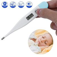 Medical LCD Digital Basal Thermometer Body Temperature Indicator Kids Baby Infants and Adults Use - Waterproof Accurate and Easy Readings Thermometer - No Harmful Mercury in Thermometers