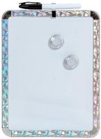 Dooley Hologram Framed Magnetic Markerboard, 8.5 x 11 Inches (811MBHG)