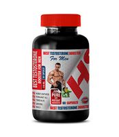 Sexual Stamina Enhancement - Best Testosterone Booster 518 MG - for Men ONLY - Horny Goat Weed Extract Capsules - 1 Bottle 60 Capsules