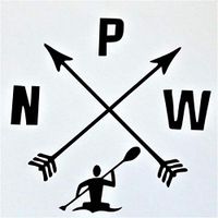Chase Grace Studio Pacifice Northwest PNW Canoe Kayak Vinyl Decal Sticker|Black|Cars Trucks SUVs Vans Laptops Walls Glass Metal|5.25" X 5.25"|CGS960