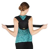 Clavicle Bandage by Soles - Adjustable, Flexible, Breathable Fabric - Unisex - Improves Poor Posture & Osteoporosis, Clavicle Brace for Collarbone Injuries (Small - Medium)