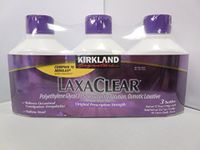 5 Wholesale Lots Kirkland Signature LaxaClear, 15 Bottles Total