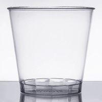 Fineline Savvi Serve 4015 1.5 oz. Clear Hard Plastic Shot Glass - 1000/Case