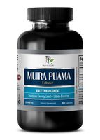 Pills for Men - Muira PUAMA Extract - Male Enhancement - Increases Energy Levels - LIBIDO Booster - Brain and Memory Supplements - 1 Bottle (90 Capsules)