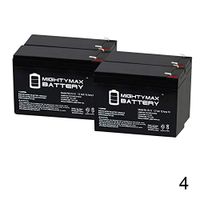 Mighty Max Battery 12V 15AH Battery for FOLDAWHEEL Scooter Wheelchair PW-777LC - 4 Pack Brand Product