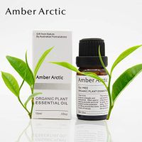 AMBER ARCTIC Tea Tree Essential Oil for Diffuser, 100% Pure Fresh Organic Plant Therapy Tea Tree Oil 10ml/0.33oz