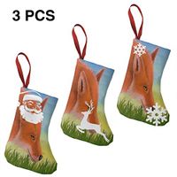 Santa Claus Snowman Christmas Figure Decoration The Fox and The Butterfly Special for Funny Xmas Party