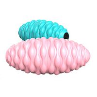 Lana Fitness Electric Foam Shaft, Peanut Fascia Ball Muscle Relax mace Massage Ball Roller Stovepipe Vibration Calf (Color : Blue)