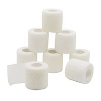 GooGou Self Adherent Wrap Bandages Self Adhering Cohesive Tape Elastic Athletic Sports Tape for Sports Sprain Swelling and Soreness on Wrist and Ankle 8PCS 2 in X 14.7 ft (white)
