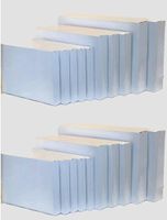 Set of 20 Black Duck Brand White Gift Boxes in 3 Different Sizes
