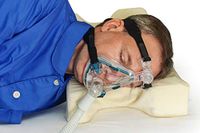 TruContour CPAP Pillow for Side Sleepers - Adjustable Height Memory Foam - Cutouts Reduce Mask Pressure & Leaks