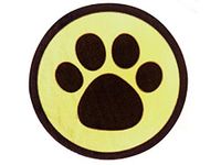 tkcathyschaos Dog Cat Black Paws on Gold Foil Seals Cellophane Party Favor Goodie Treats lot 100 Bags