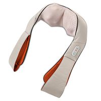 HoMedics  Shiatsu Deluxe Neck & Shoulder Massager with Heat | Shiatsu Massager, 3 Speeds, Changes Direction | Muscle Kneading for Neck, Shoulders, Back, & Legs, Portable, Convenient Straps | Thera-P