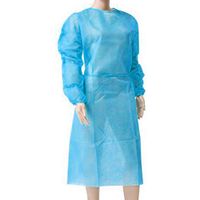 discountstore145 10Pcs/Set Protective Disposable Factory Isolation Gown Clothing Suit Blue