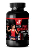 Metabolism and Energy - MEGA Fat Burner Complex - 2645MG - Energy - 1 Bottle (90 Capsules)
