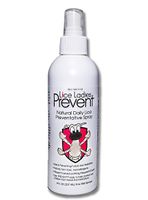 Lice Ladies Prevent/Natural Daily Lice Preventative Spray/Non-Toxic homeopathic lice Repellent with Soothing Peppermint Scent / 8 oz Spray Bottle