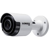 Lorex 4K 8MP Outdoor Network Bullet Security Camera With Audio (White)