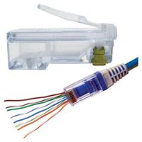 Platinum Tools 105004    EZ-RJ45 Cat6 Connector, 500-Pack