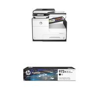 HP PageWide Pro Color Multifunction Business Printer with Wireless & Duplex Printing with HP 972X Black High Yield Original PageWide Cartridge for HP PageWide Pro