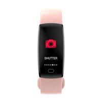 Insaneness IP67 Waterproof Smart Pedometer,Smart Color Screen Blood Pressure ExerciseHeart Rate,Fitness Tracker,Smart Watch (Beige)