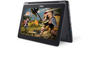 ASUS Transformer Flip 11.6" Touchscreen Laptop (Intel Dual Core Processor/ 2GB memory / 32GB eMMC / Bluetooth 4.1 / Webcam / Dark Blue / Windows 10 Home, 64-bit)