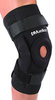 Mueller Pro Level Hinged Knee Brace Deluxe, Black, Large | Includes Lockout Tool Kit