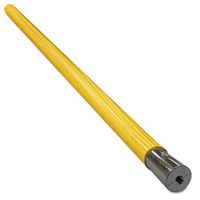 Boardwalk 833 Lie-Flat Screw-in Mop Handle, Lacquered Wood, 1 1/8 Dia x 54, Natural