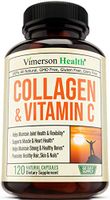 Collagen Peptides and Vitamin C Supplement. Healthy Aging Formula. Supports Healthy Skin, Hair, Strong Joints, Bones, Nails. Hydrolyzed Protein for Women, Men. Strengthen Immune System. (120)