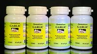 Garlic 1000mg, Cholesterol aid, Made in USA - 240 (4x60) softgels