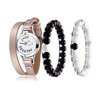 Mesinya Just Breathe 316L s.Steel Essential Oils Diffuser Locket Bangle Bracelet (3 Pack for Woman)