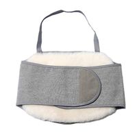 Lumbar Supports Belt Protection Warm Waist Home Protection Series 100% Safety Fabric (Color : Gray, Size : L)