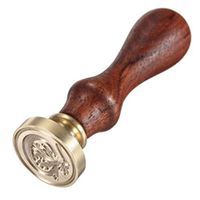 LAAT Classic 26 A-Z Alphabet Letter Stamp Retro Seal Wax Stamp Assorted Color Wood Sealing Wax for Wedding Decoration (C)