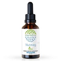 Nutmeg A60 Alcohol Herbal Extract Tincture Organic (Myristica Fragrans) Dried Nut (2 fl oz)