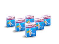 Bandage Junior Size Plastic 3/8 X 1 1/2 100/box - Set of 6