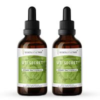 Secrets Of The Tribe - UTI Secret, Urinary Tract Formula, Herbal Supplement Blend Drops Alcohol-Free Liquid Extract (2x4 fl oz)