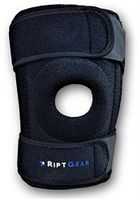 RiptGear Patella Knee Brace - Open Patella Stabilizer Knee Brace for Arthritis - Alleviate Patellar Tendonitis, Meniscus Tear, Joint Pain, Jumpers Knee, ACL Ligament Sprains (Large Right Leg)