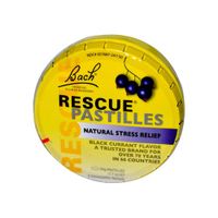 New - Bach Flower Remedies Rescue Pastilles Black Currant - 1.7 Oz - Case Of 12