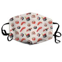 Sushi Dust Mask,Washable and Reusable Cleaning Gardening Outdoor Activities Warm Windproof Mask