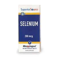 Superior Source Selenium Nutritional Supplements, 200 mcg, 60 Count